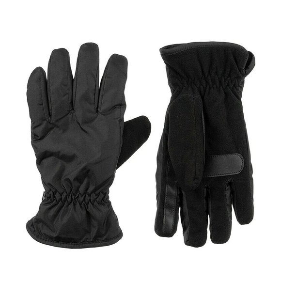 Isotoner Signature SleekHeat Packable Gloves Size Med SmartDri Black Touchscreen - Picture 2 of 9